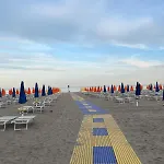 Stupenda Vista Mare, 10m Dalla Spiaggia, 8 Piano E P Privato Apartman